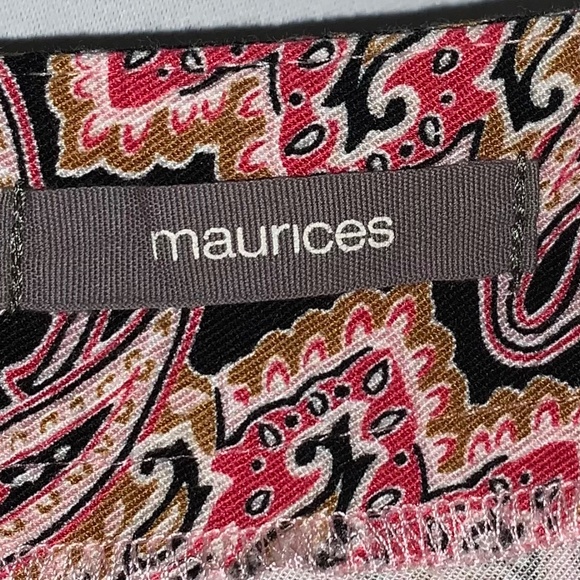 Maurices Paisley Wrap Skirt - Picture 6 of 7